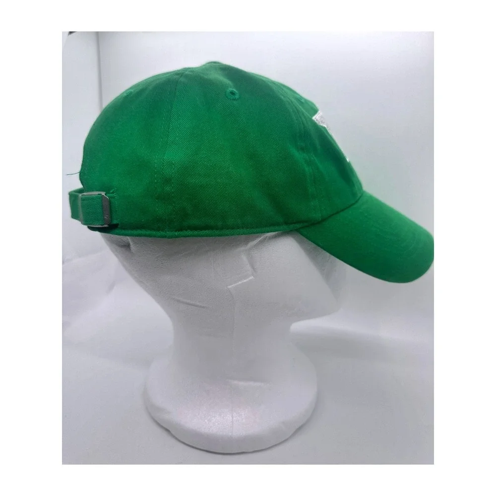47 Brand Silver Sequin Patch Green Fighting Hawks Adjustable Womens Baseball Cap